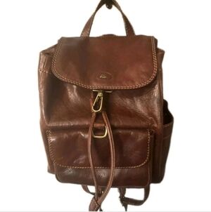 VintageThe Bridge Italy Genuine Leather Backpack